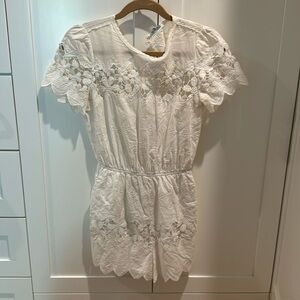 Eyelet romper